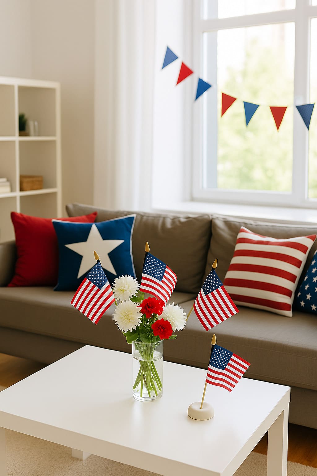 Clean patriotic home